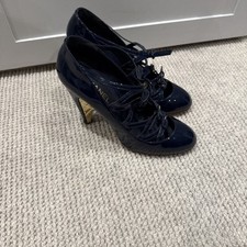 Chanel Navy Blue Patent