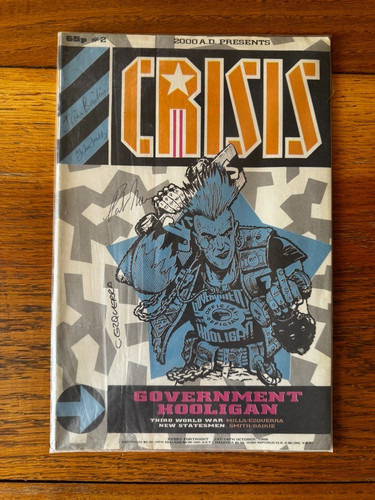 Crisis comic issue 2000ad - comic,