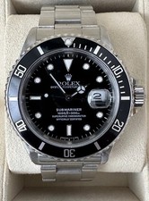 Rolex Submariner 1990 Date Classic Model 16610 40mm  Fully Serviced & Tested