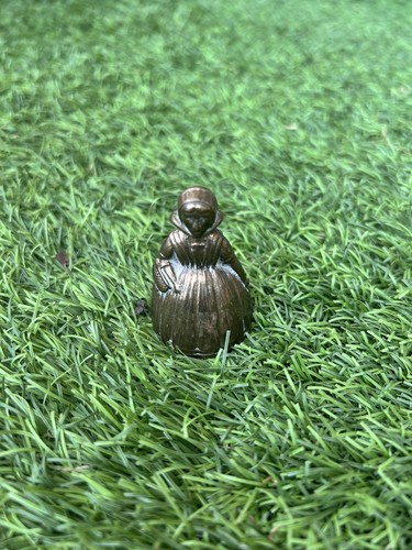 Vintage brass table - table, bell