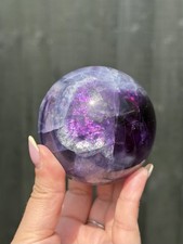 Rainbow fluorite large sphere - rainbow,