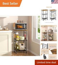 Kitchen Storage Cart Rolling