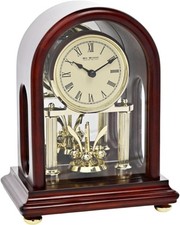 Mantel Clock Dark Walnut