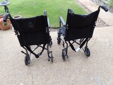 ANGEL MOBILITY FOLDING ASSISTED  WHEELCHAIR - MINT / NEW CONDITION - LOOK