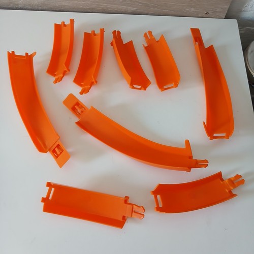 Hot wheels orange curved track - hot,