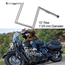 10" Rise 25 mm Chrome