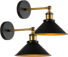 Industrial Wall Light, Vintage