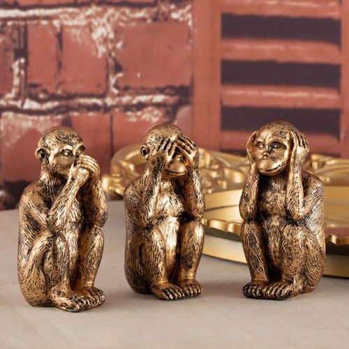 Wise monkeys figurines - 3,
