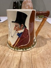 CROWN DEVON 1930s Fieldings Pottery Musical Mug JOHN PEEL Music Box