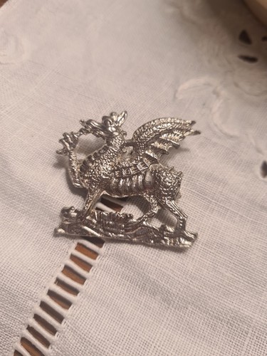 Vintage silver tone welsh - tone,