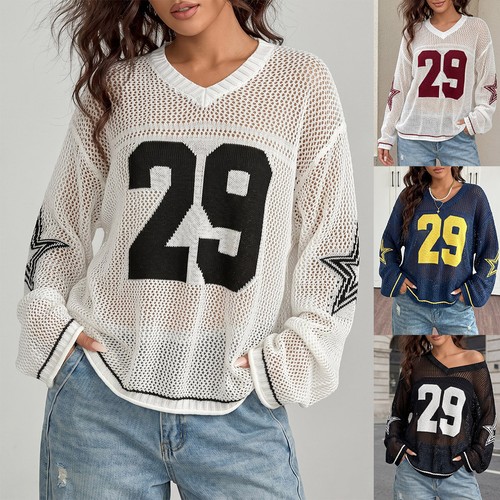 Womens neck jumper - v-neck,