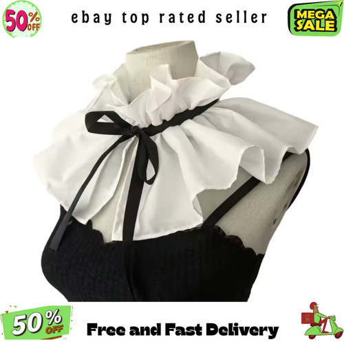 Ribbon tie detachable false - detachable,