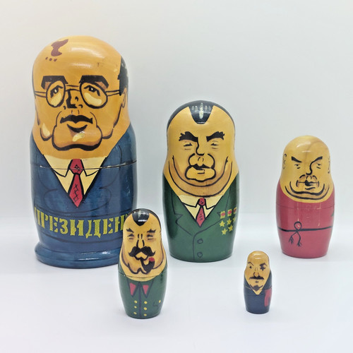 Russian nesting dolls - nesting, vintage