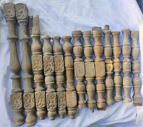 Lot vintage carved - vintage,