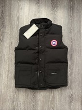 Canada Goose Black Gilet Vest Size Small – Men’s Down Puffer Sleeveless Jacket
