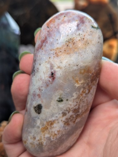 Large ocean jasper crystal - ocean,