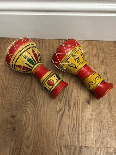 Two vintage bongo - vintage, drum