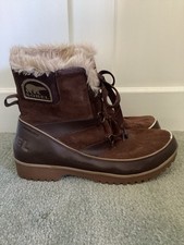 Sorel Brown Tivoli II Snow Boots, UK Size 8, EU 42, Good Condition apart from so