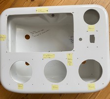 18" x 14”  marine Helm Pod - with Cut outs for instruments