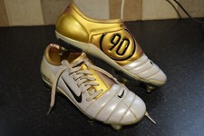 Nike Total 90 Air Zoom 3 - White and Gold - UK size 6 - Vintage and Rare
