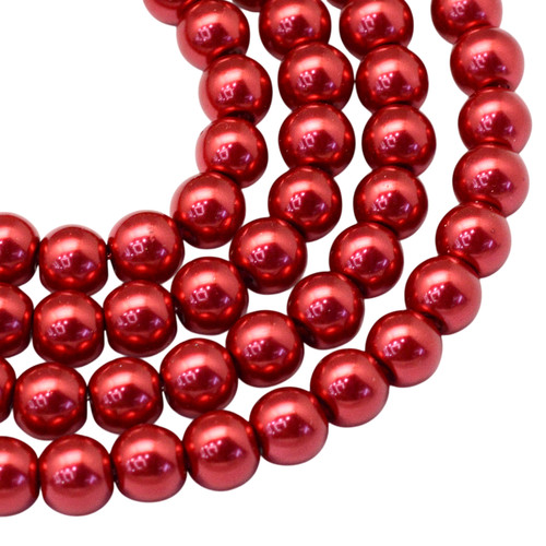 Glass pearls beads - ❤,
