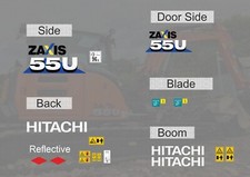 Hitachi Zaxis 55U-6 Sticker / Decal Kit