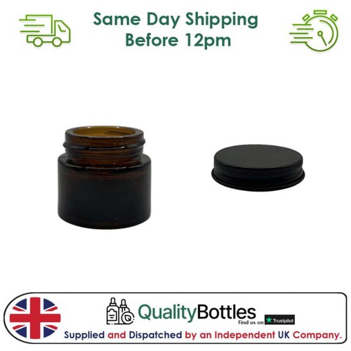 10ml amber glass jar with - glass,