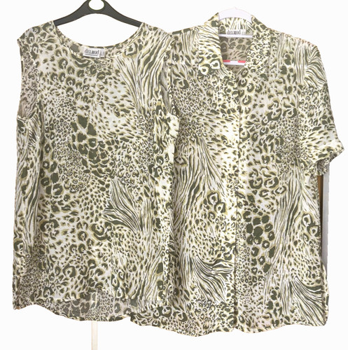 Delmod chiffon twinset ord - twinset, co-ord