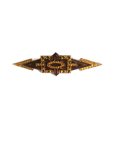 Vintage purple enamel art deco - enamel,