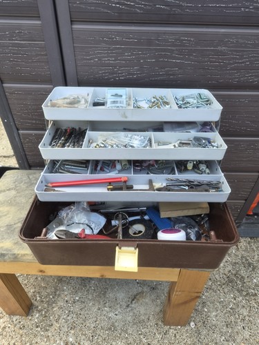 Fishing plastic tool box