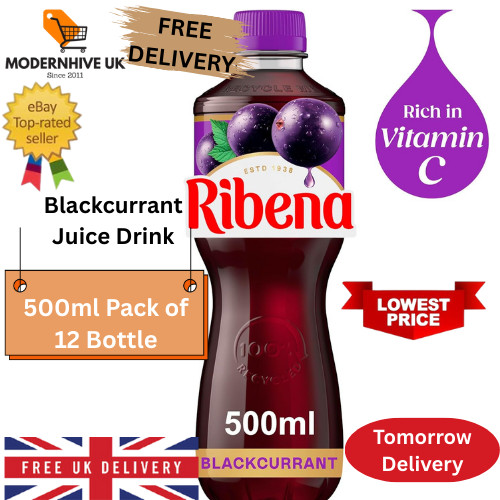 Ribena blackcurrant juice - ribena,