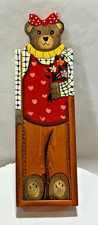 Vintage style wooden girl - vintage,