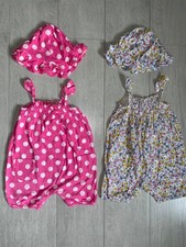 2 NEXT Baby Girl Romper Suit