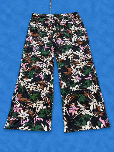 Primark womens floral wide - wide, leg