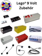 LEGO Technic Train Wire Cable Box Motor Electric Plate 9V Volt Light & Sound