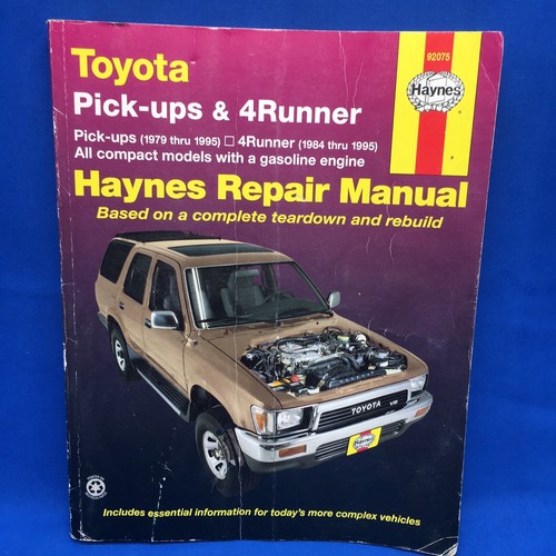 Haynes repair manual toyota - repair,