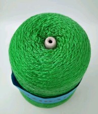 Green 3Ply Yarn Cone, 550g, , Acrylic, Viscose, Nylon by Zanzibar