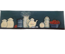 Folk Art Hand Painted Wood Box