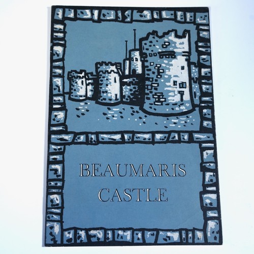 Beaumaris castle vintage hmso - castle,