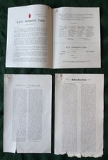 Original WW1 1916 U.V.F. Ulster Volunteer Force Patriotic Fund Documents.