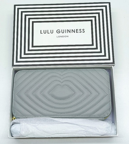 Lulu guinness grey - lulu, leather