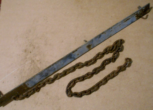 Vintage rusty hitching wall - rusty,