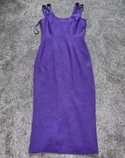 Womens Simon Ellis Dress, Size 12, Lined, Purple, Ball Gown, Strap, Summer, (7)