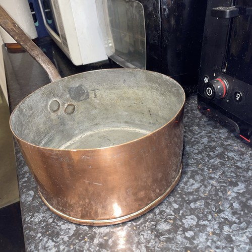 Vintage french copper - vintage, saucepan