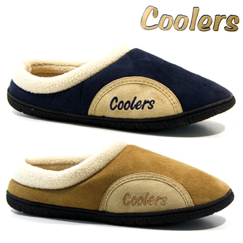 Mens coolers slippers - slippers, fleece