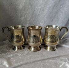 3-Sets of EPNS Vintage Etched