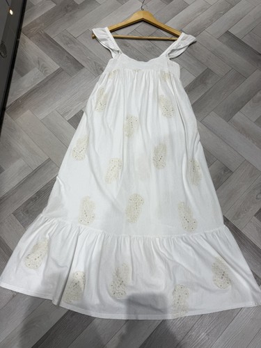 Next white cotton - white, broderie