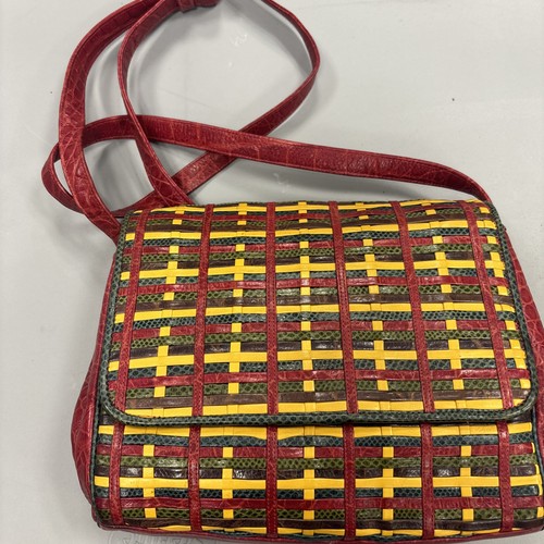 Vintage sharif leather purse - leather,