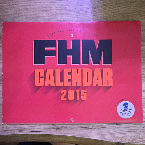 Fhm calendar 2015 - fhm, unused
