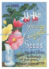 D196200 Spring Catalogue of Seeds Thomas Perkins Robert Opie Collection The Vict